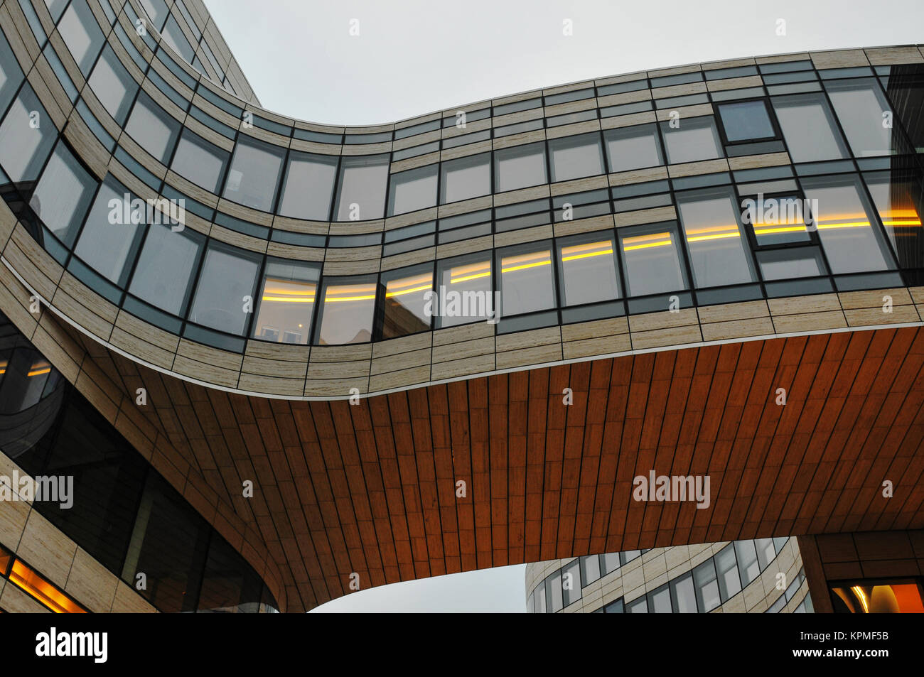 Ein modernes Haus in DÃ¼sseldorf Stockfoto