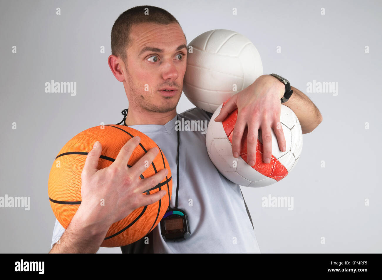 Besetzt Trainer Stockfoto