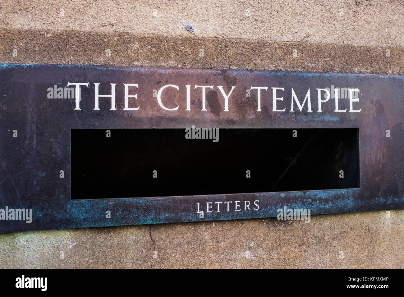 Die Stadt Tempel Letter Box auf Holborn Viadukt, City of London, England, Großbritannien Stockfoto