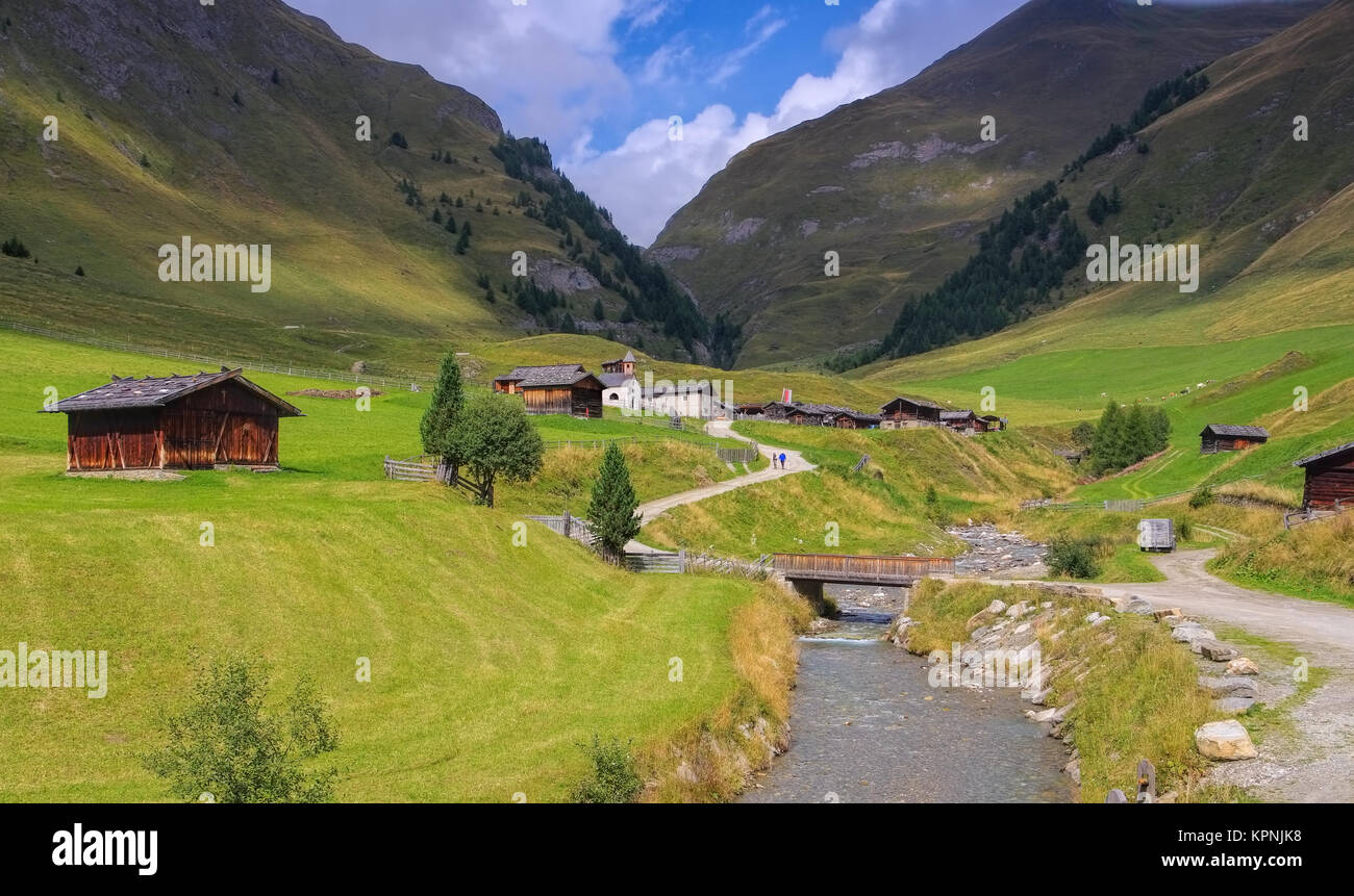 Fane Alm - Fane Alm Stockfoto