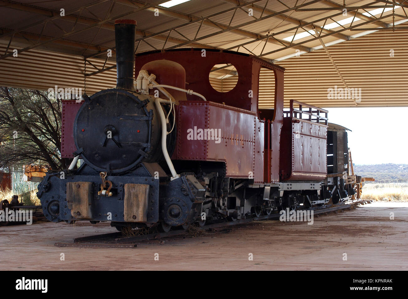 Der alte Bahnhof Stockfoto