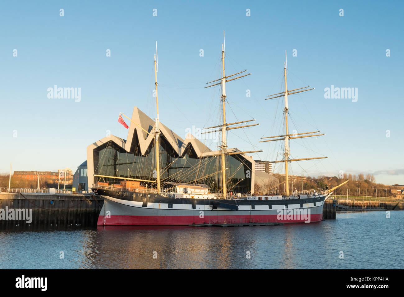 Riverside Museum - Glasgow Museum für Verkehr und das Tall Ship, Glasgow, Schottland, Großbritannien Stockfoto