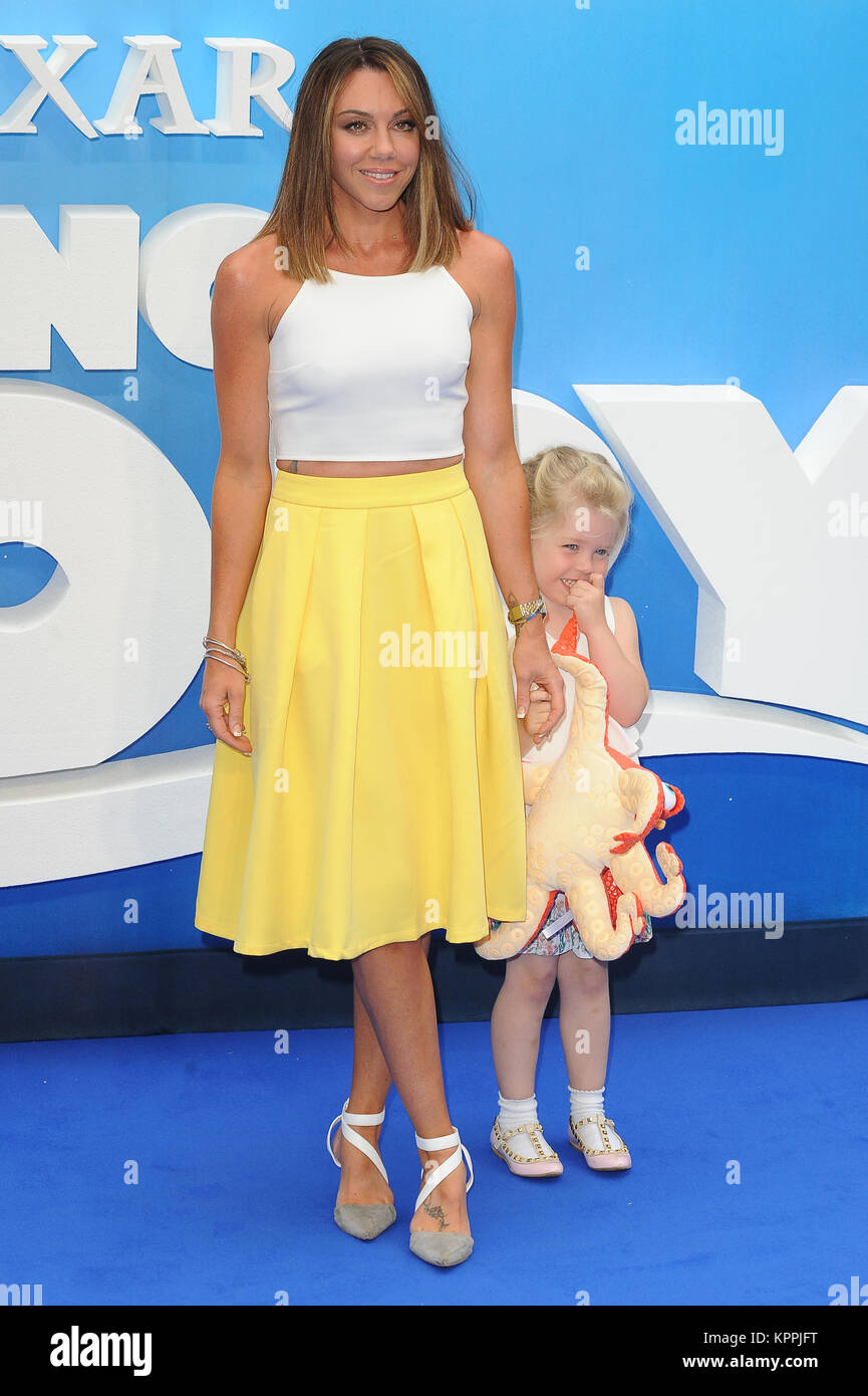 Michelle Heaton besucht Großbritannien Galavorstellung des Findens Dory im Odeon Leicester Square in London. 10. Juli 2016 © Paul Treadway Stockfoto