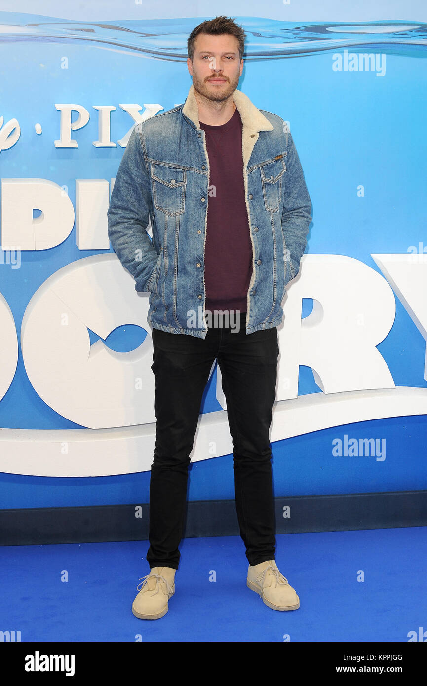 Rick Edwards besucht Großbritannien Galavorstellung des Findens Dory im Odeon Leicester Square in London. 10. Juli 2016 © Paul Treadway Stockfoto