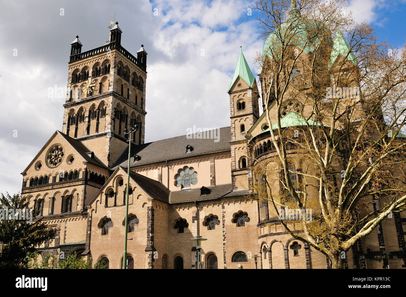 quirinus MÃ¼nster in neuss Stockfoto