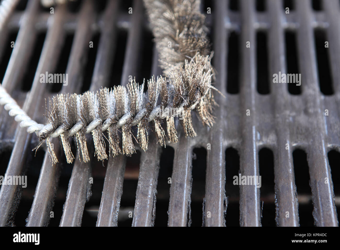 GrillebÃ¼rste Stockfoto