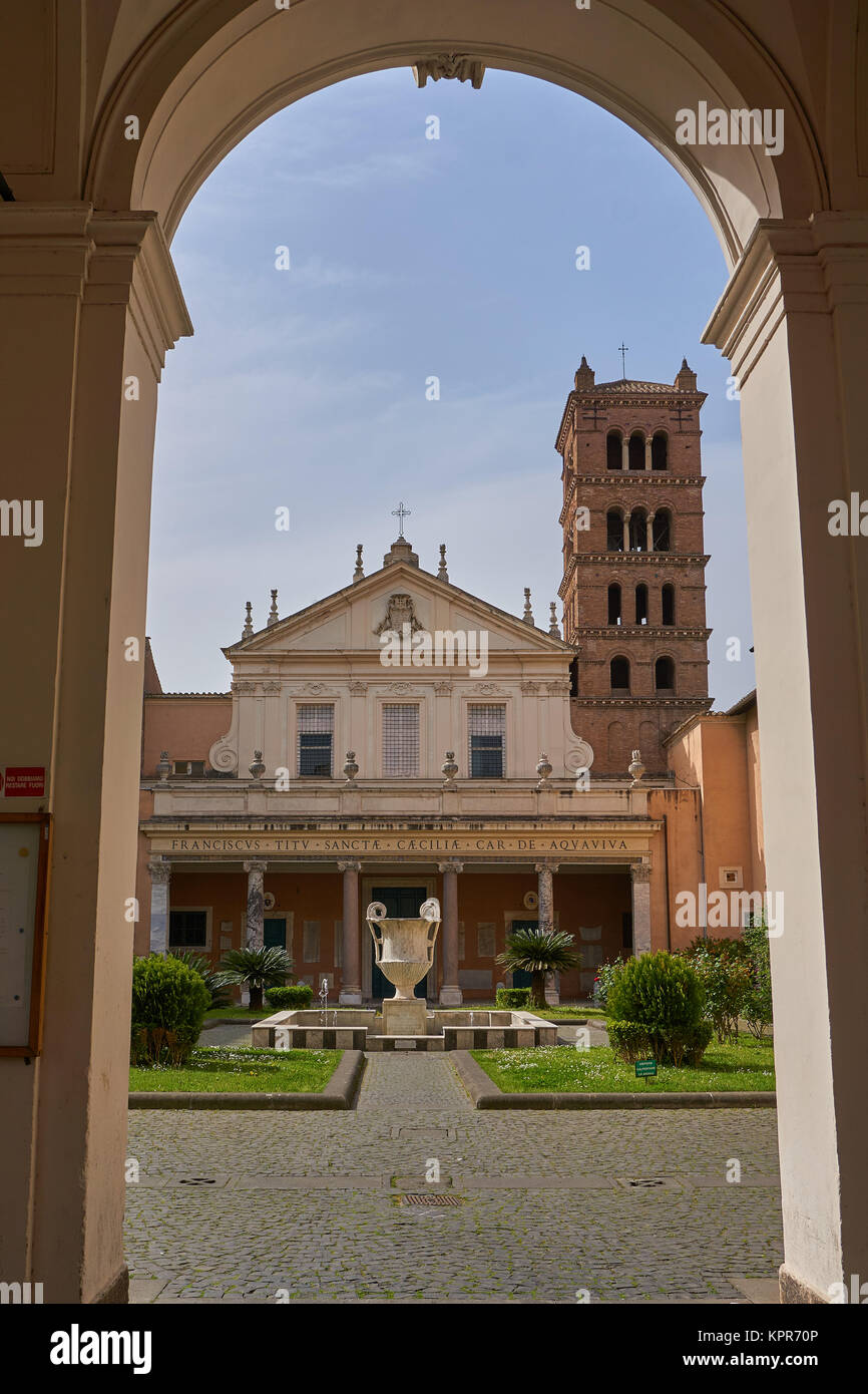 Kirche San Cecilia Stockfoto