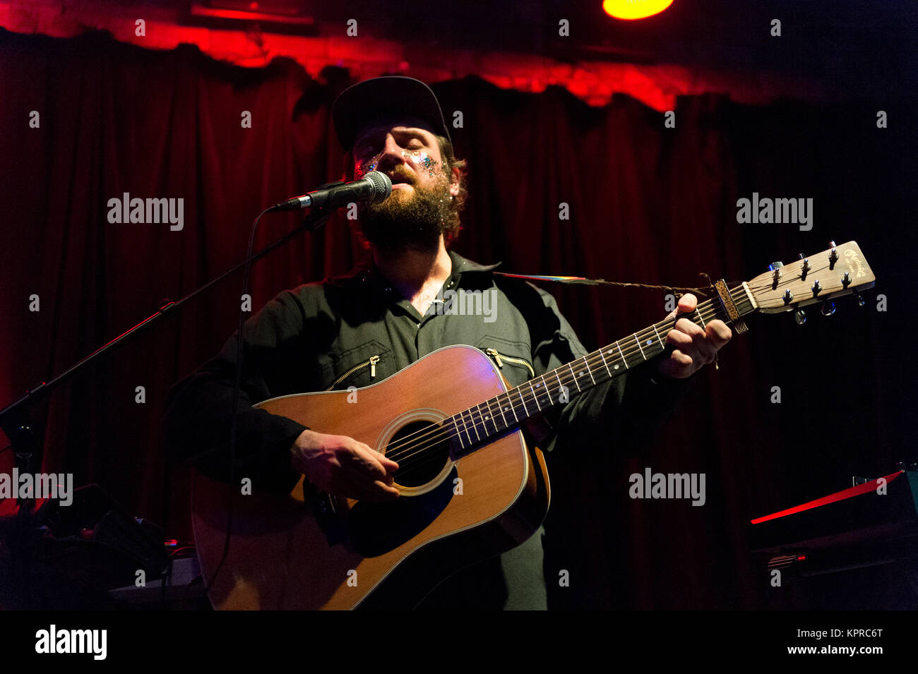 Piktischen Trail (Johnny Lynch) im Konzert an die Trades Club, Halifax, West Yorkshire, UK Stockfoto