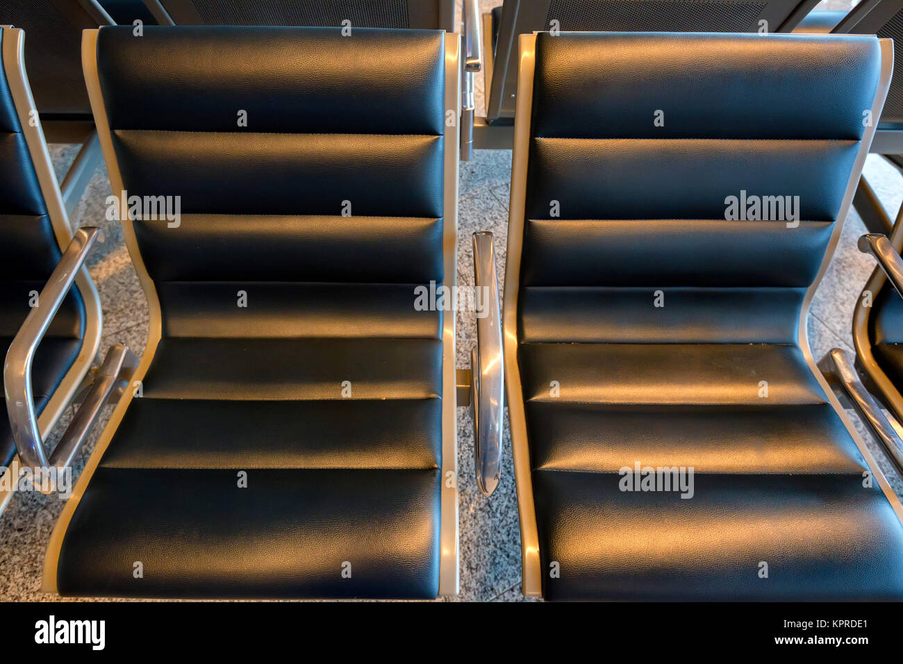 Neue abflughalle am Flughafen Stockfoto