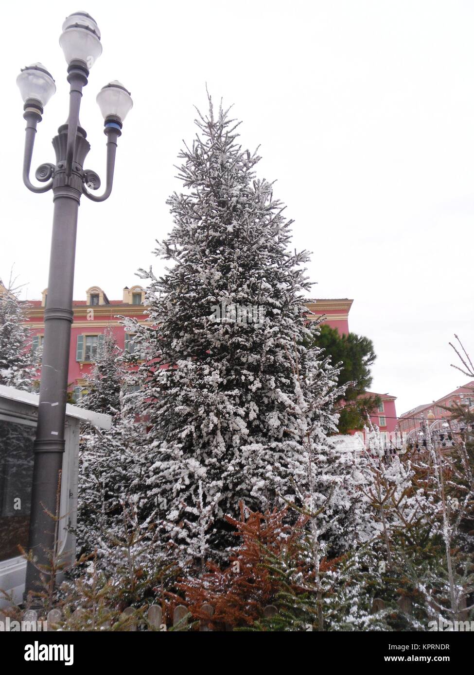 Winter in Nizza, wichtigsten Ort Stockfoto