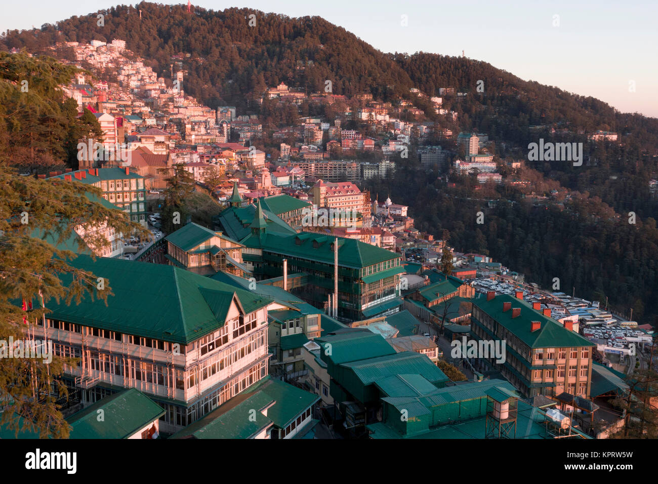 Armee den Befehl komplex (ARTRAC) Gebäude in Shimla, Himachal Pradesh, Indien Stockfoto