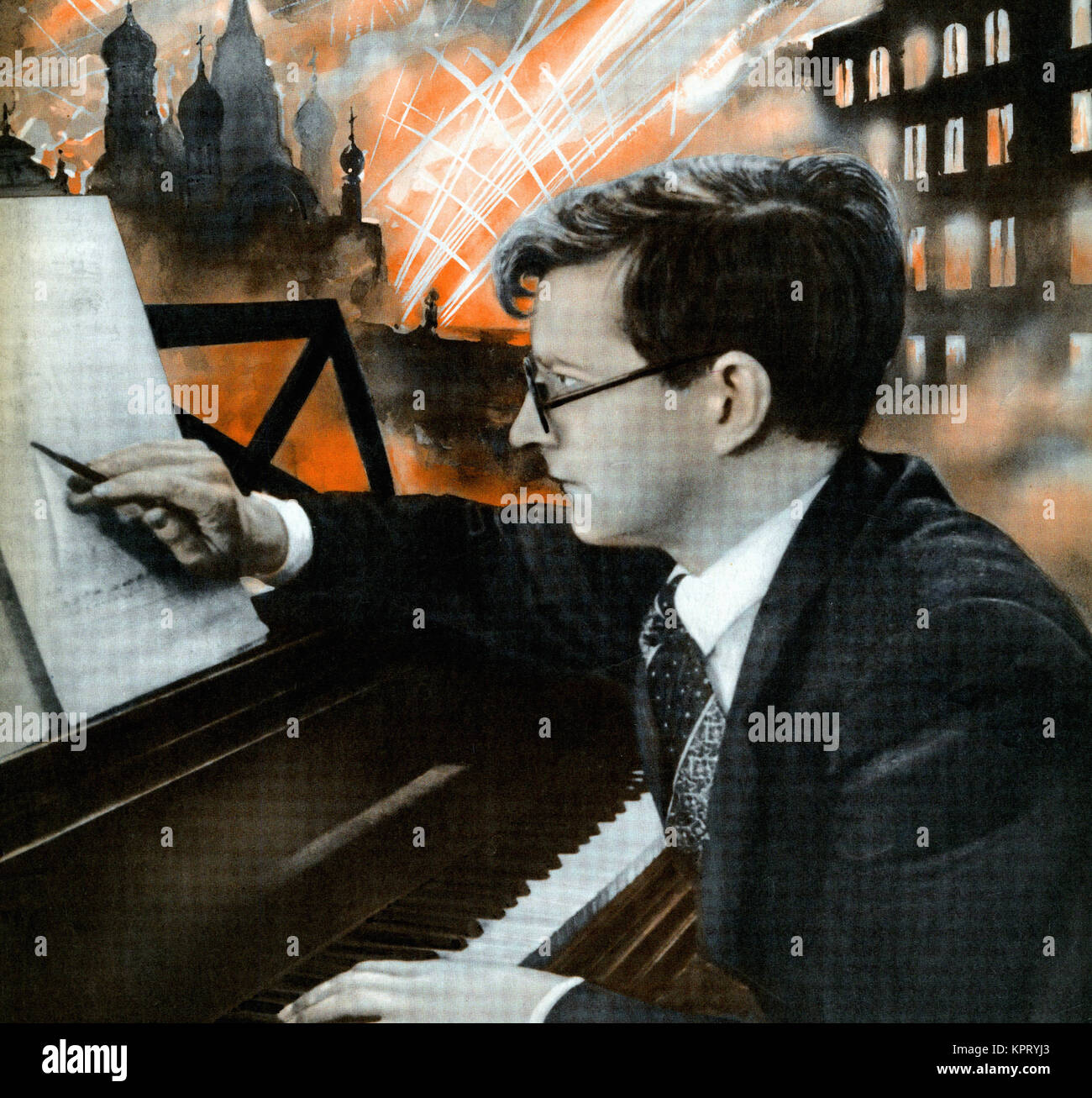 Dimitri Shostakovich Stockfoto