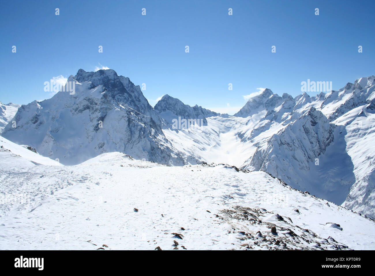 Berggipfel Stockfoto