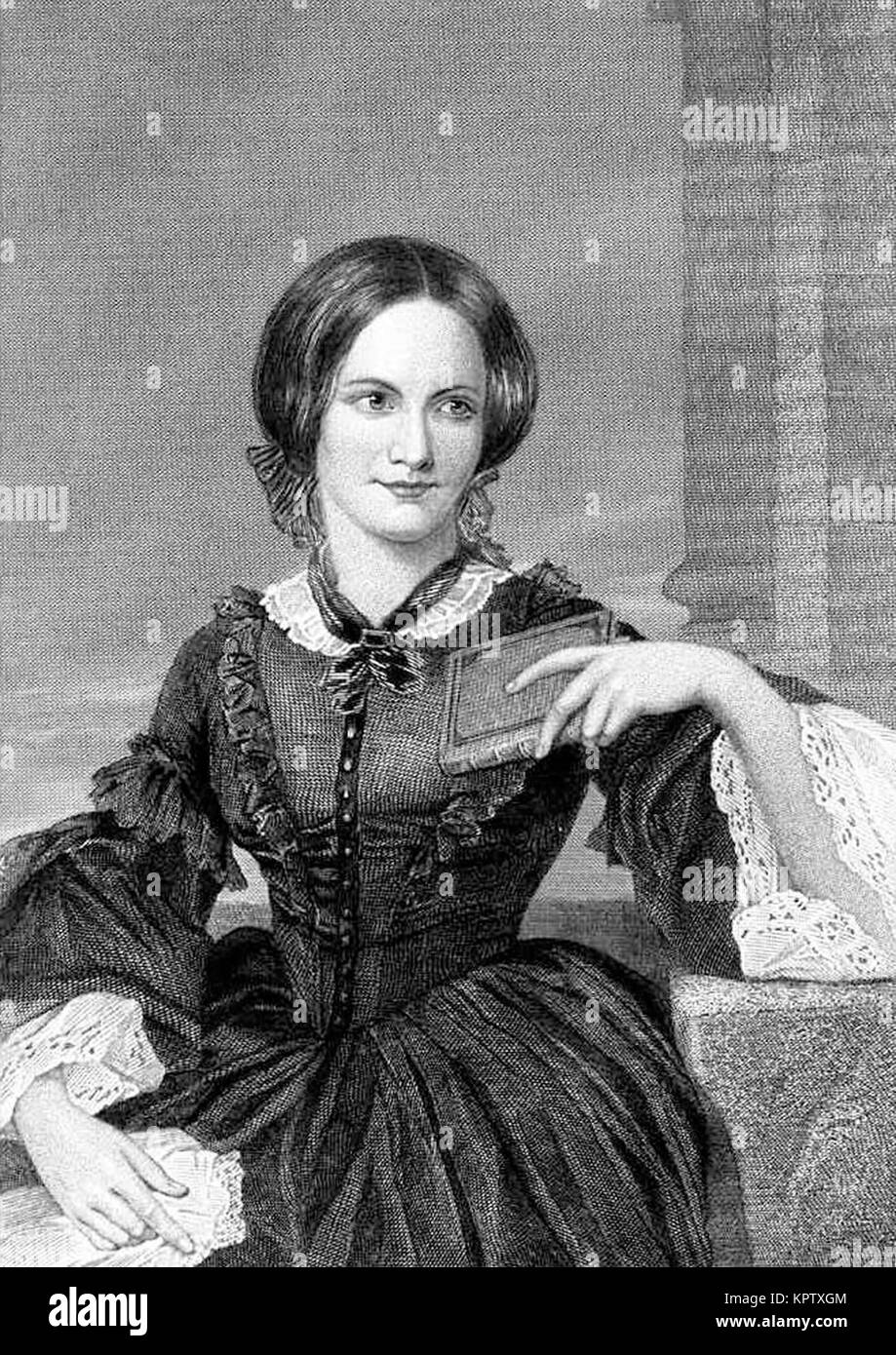 Charlotte Brontë, englischer Schriftsteller und Dichter, Charlotte Bronte Stockfoto