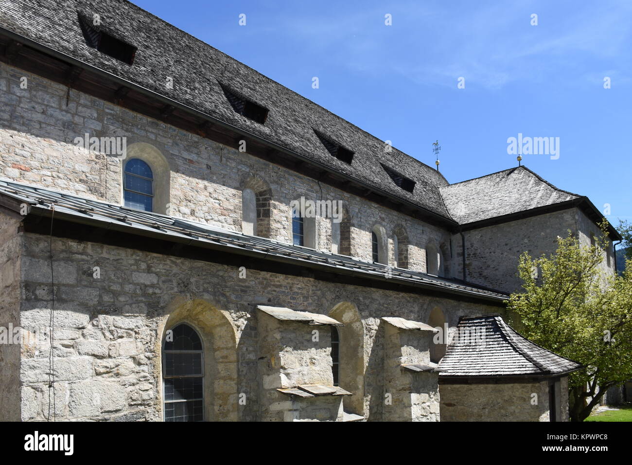 zell am See,Pfarrkirche,Kirche,Pfarrkirche St. hippolyt,Mittelalter,Kunstgeschichte,Denkmalschutz,Wallfahrtskirche Stockfoto