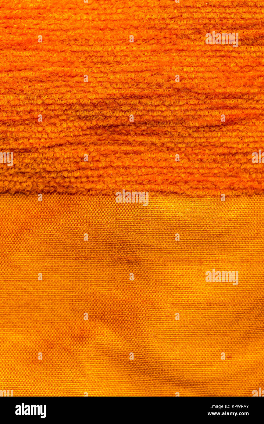 Seide und Baumwolle gestreift Drapieren Stockfoto