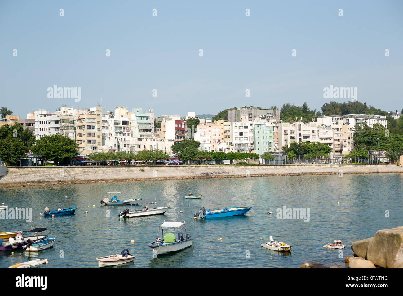 Stanley Promenade in Hongkong Stockfoto