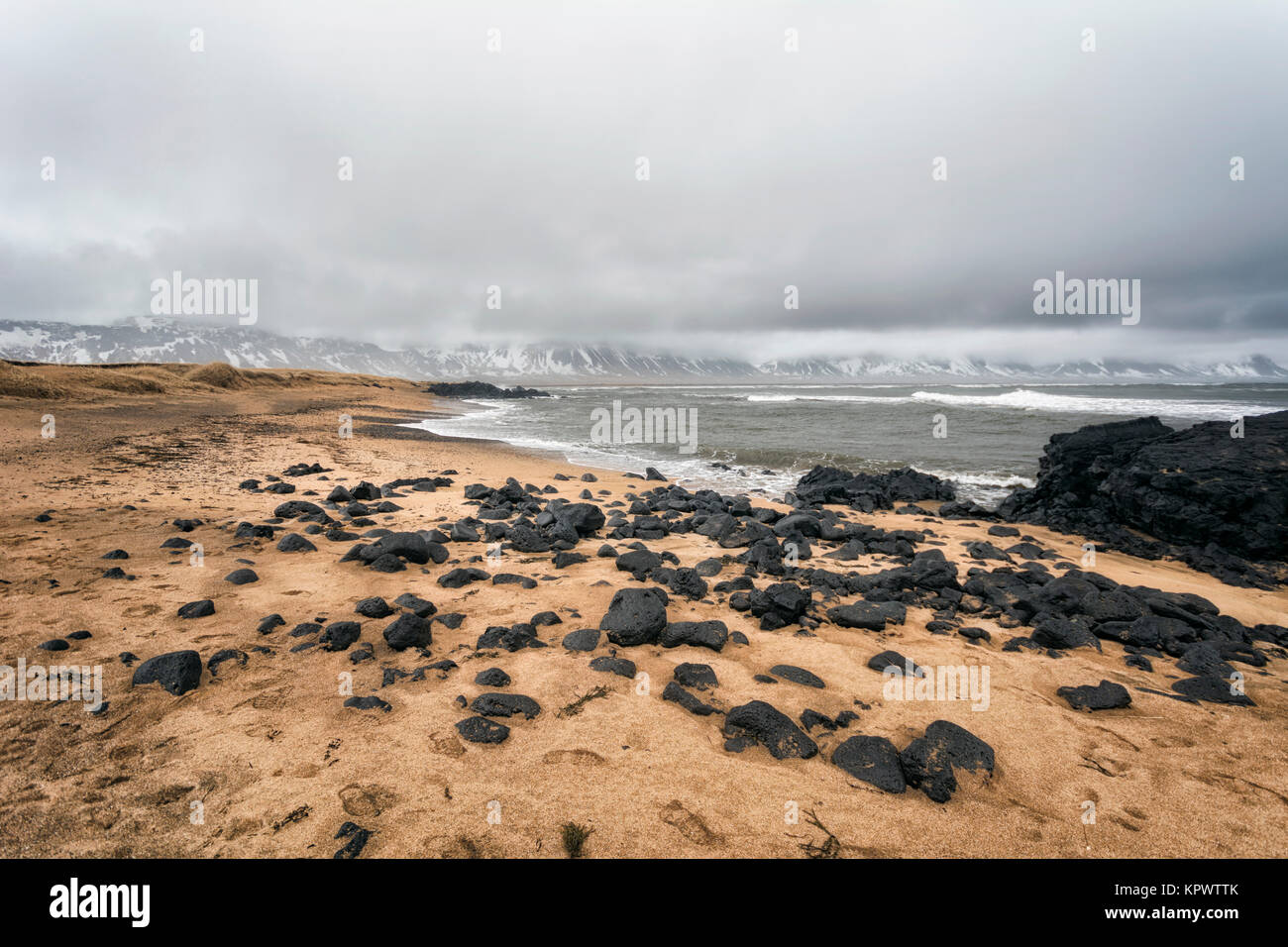 Im Westen von Island Marine Stockfoto