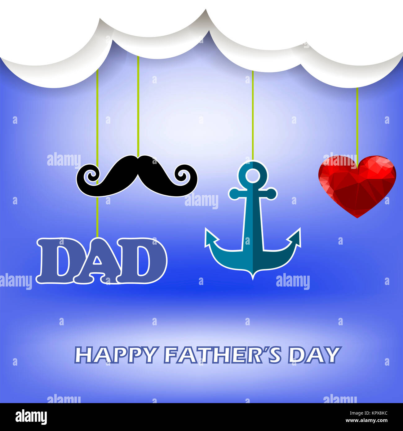 Super Papa Plakat. Happy Fathers Day Stockfoto