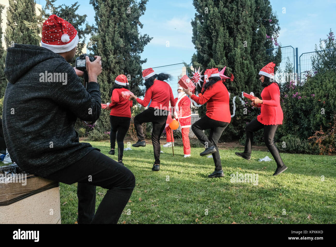 Jerusalem Israel 17 Dezember 2017 Auslandische Arbeitnehmer