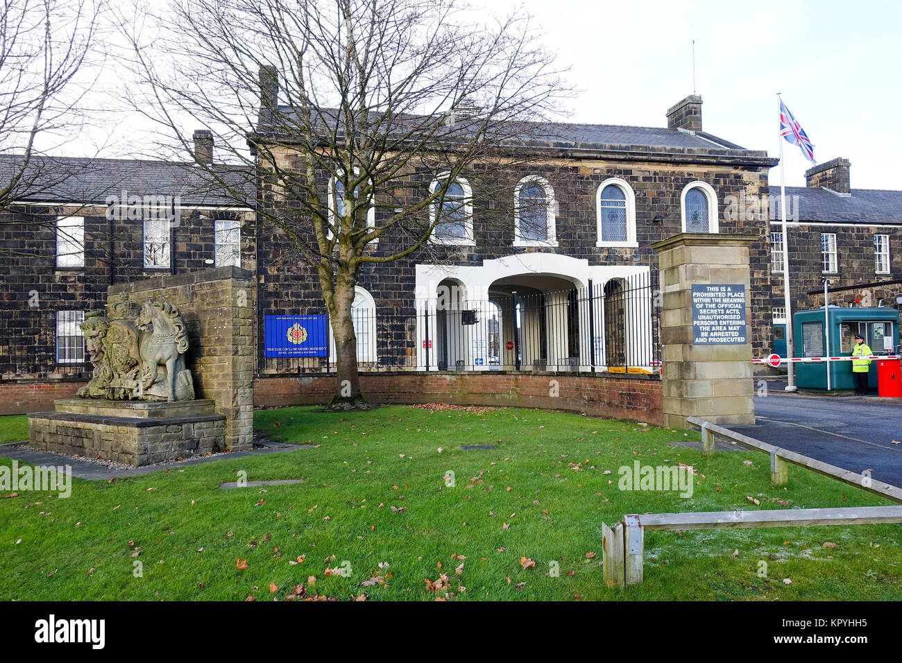 Historische Fulwood Kaserne in Preston ist das Hauptquartier der Armee in North West England. Es beherbergt auch das Lancashire Infantry Museum Stockfoto