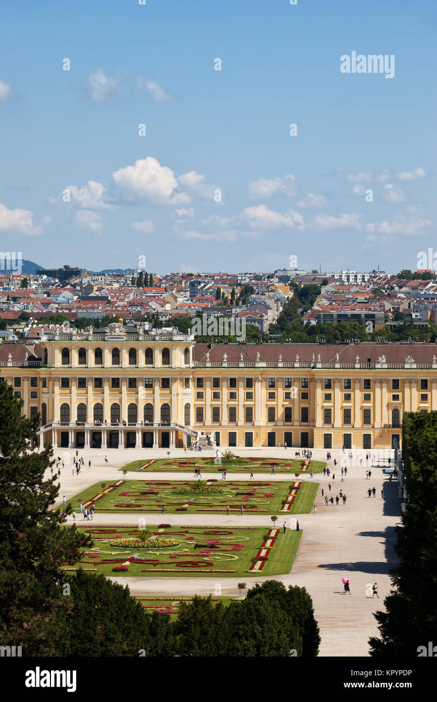 Schloss Schönbrunn, Imperial Sommer barocken Residenz und Garten, Stadt ...
