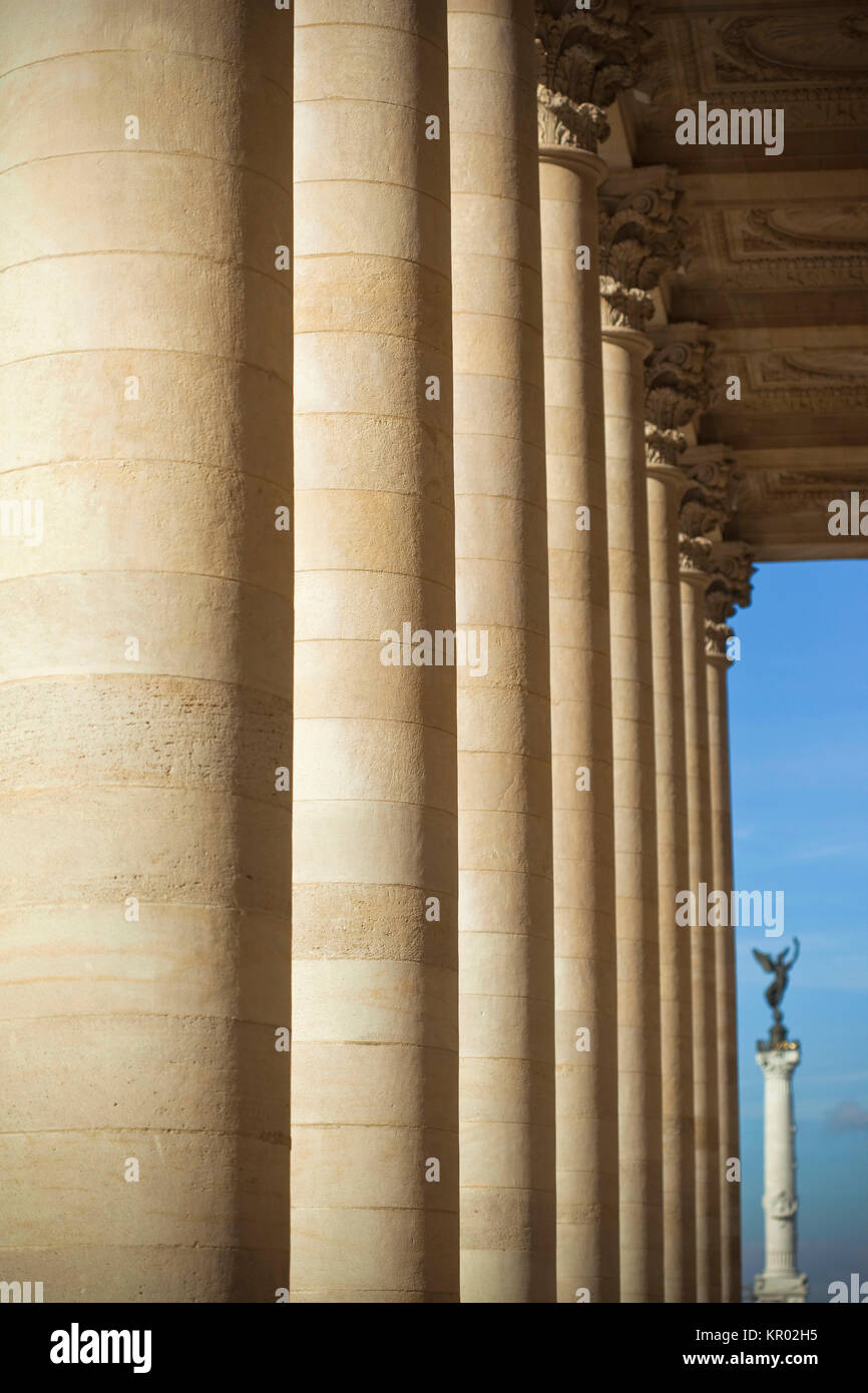 Veranda von Bordeaux Oper Stockfoto