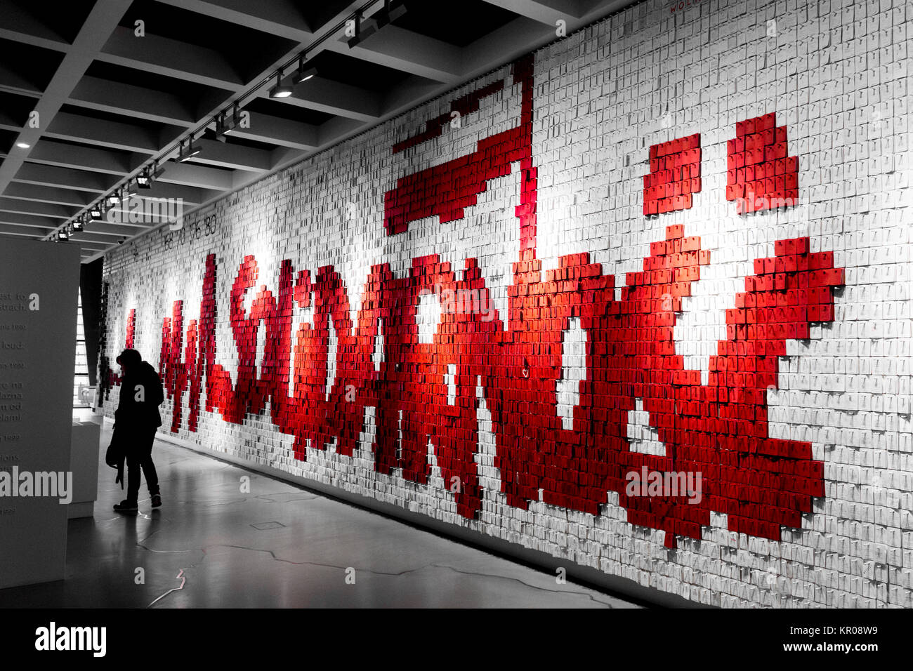 Innerhalb der europäischen Solidarität, ein Museum und eine Bibliothek in Danzig, Polen, widmet sich der Geschichte der Solidarität (Solidarnosc), eine polnische Handel Unio Stockfoto