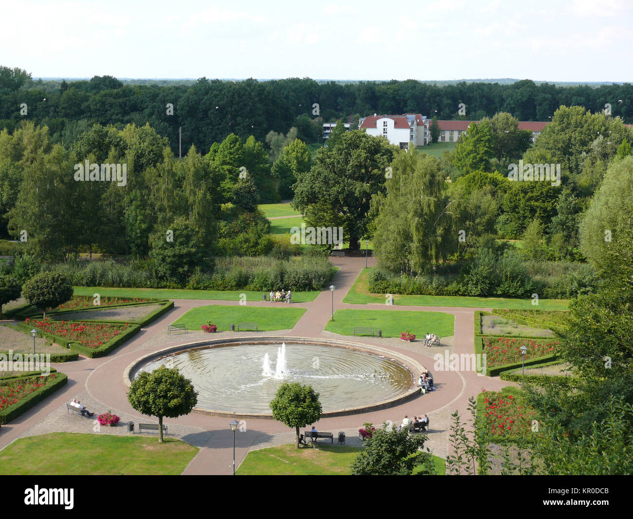 Park in Bad Bentheim Stockfoto