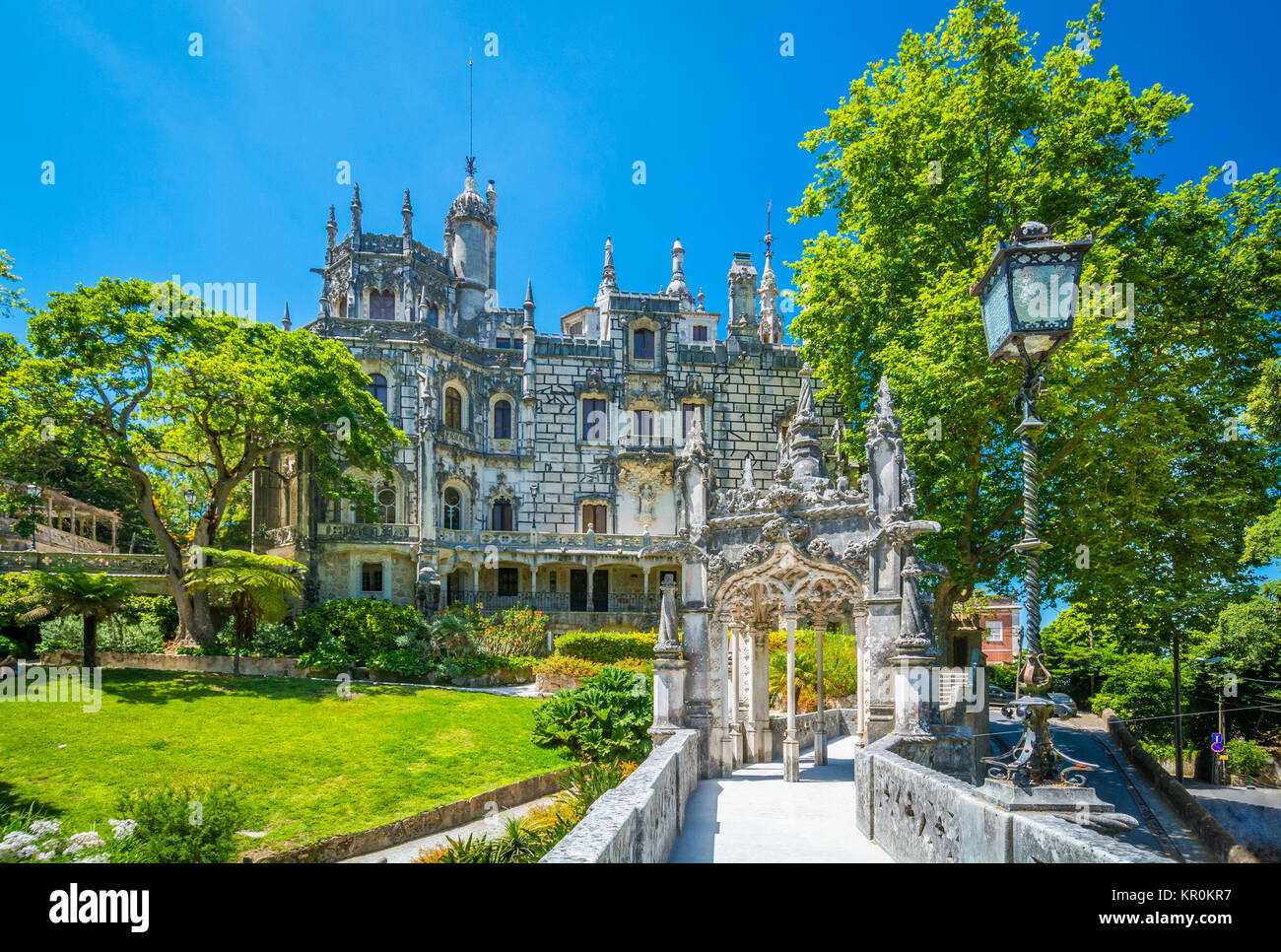 Quinta da Regaleira in Sintra, Portugal. Stockfoto