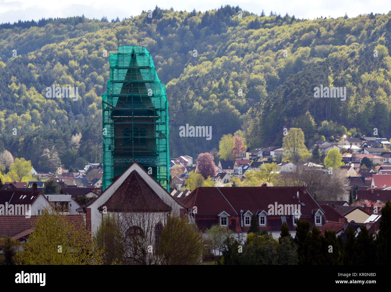 St. Bartholomäus-Kirche in Hauenstein Stockfoto