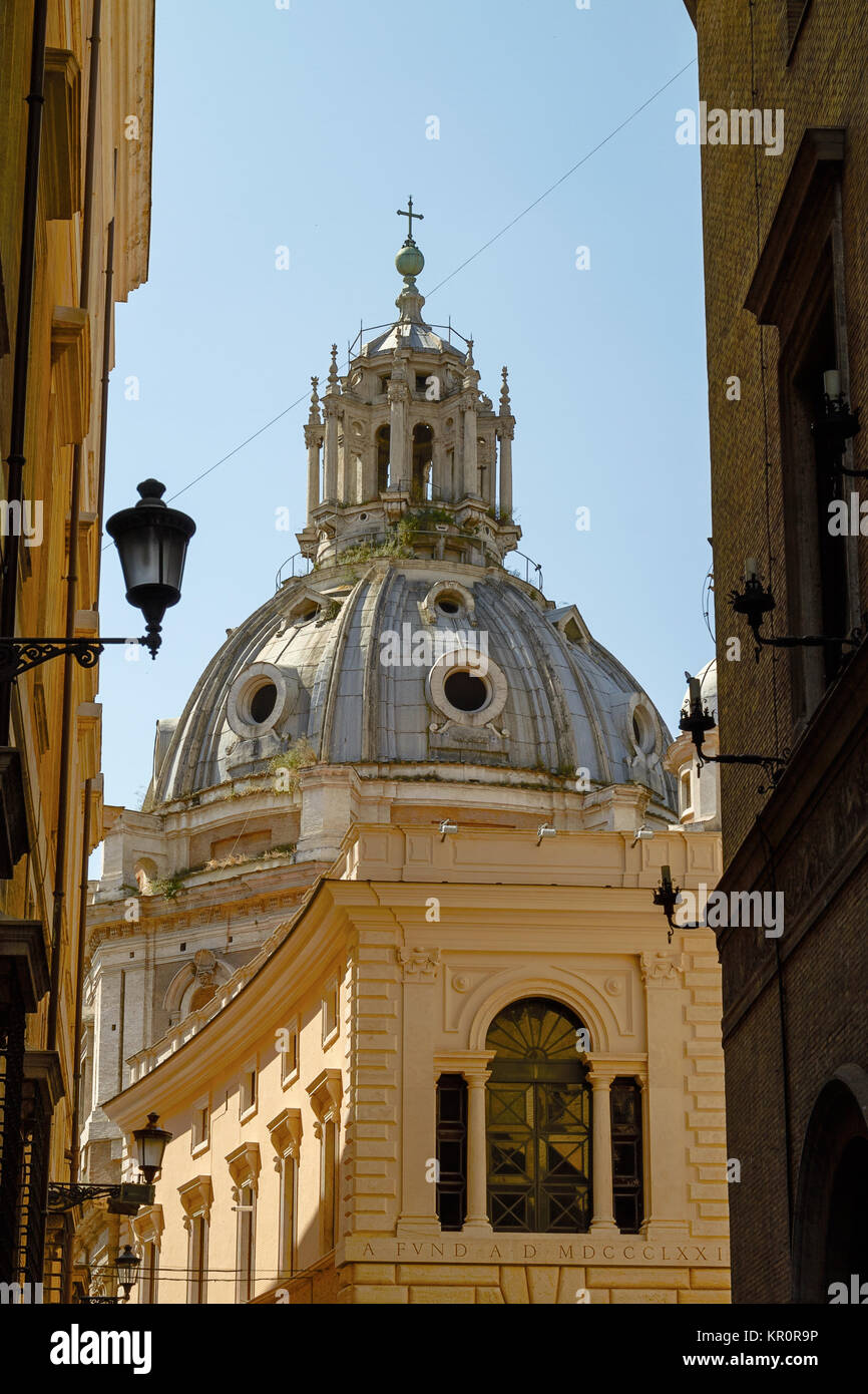 Kirche von Santa Maria di Loreto in Rom Italien Stockfoto