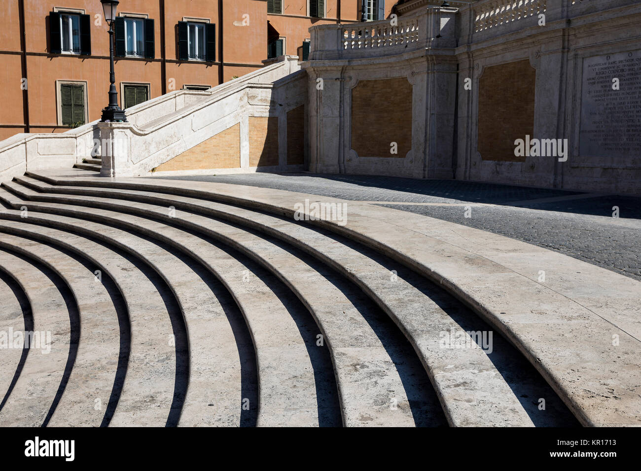Piazza di Spagna. Spanische Treppe. Rom. Italien. Stockfoto