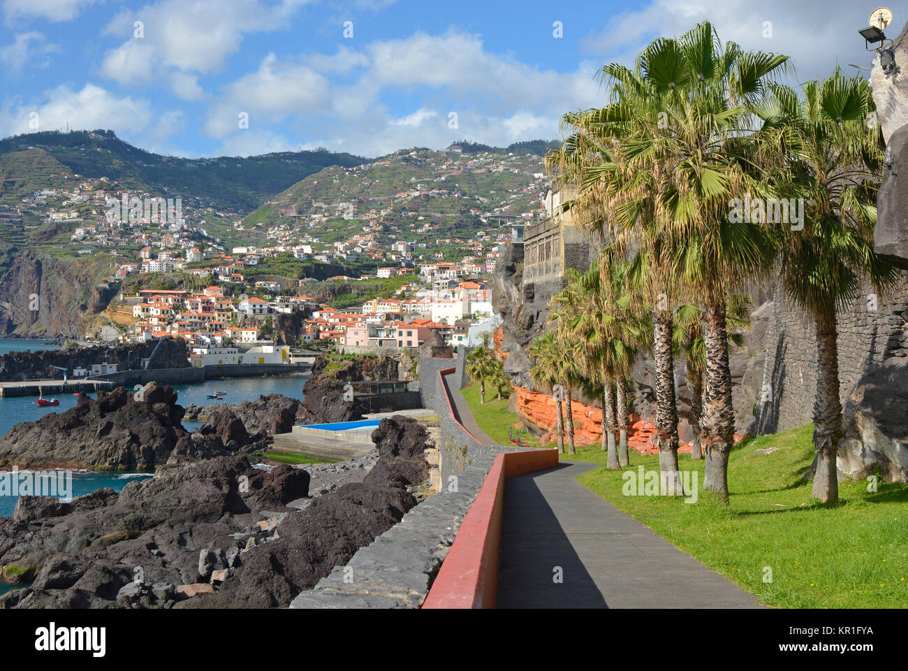 Camara de Lobos, Madeira, Portugal Stockfoto