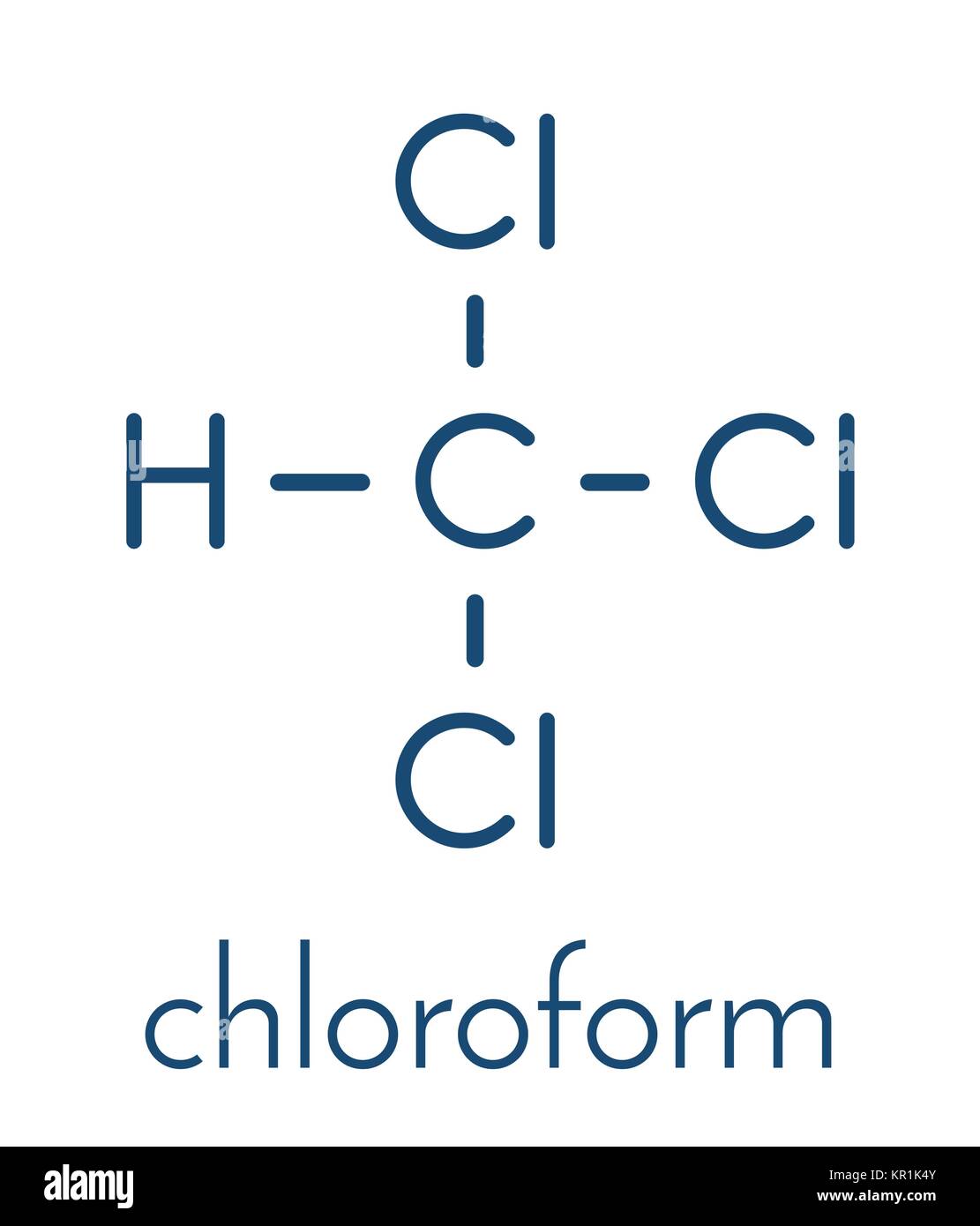 Chloroform molecule kaufen Alamy