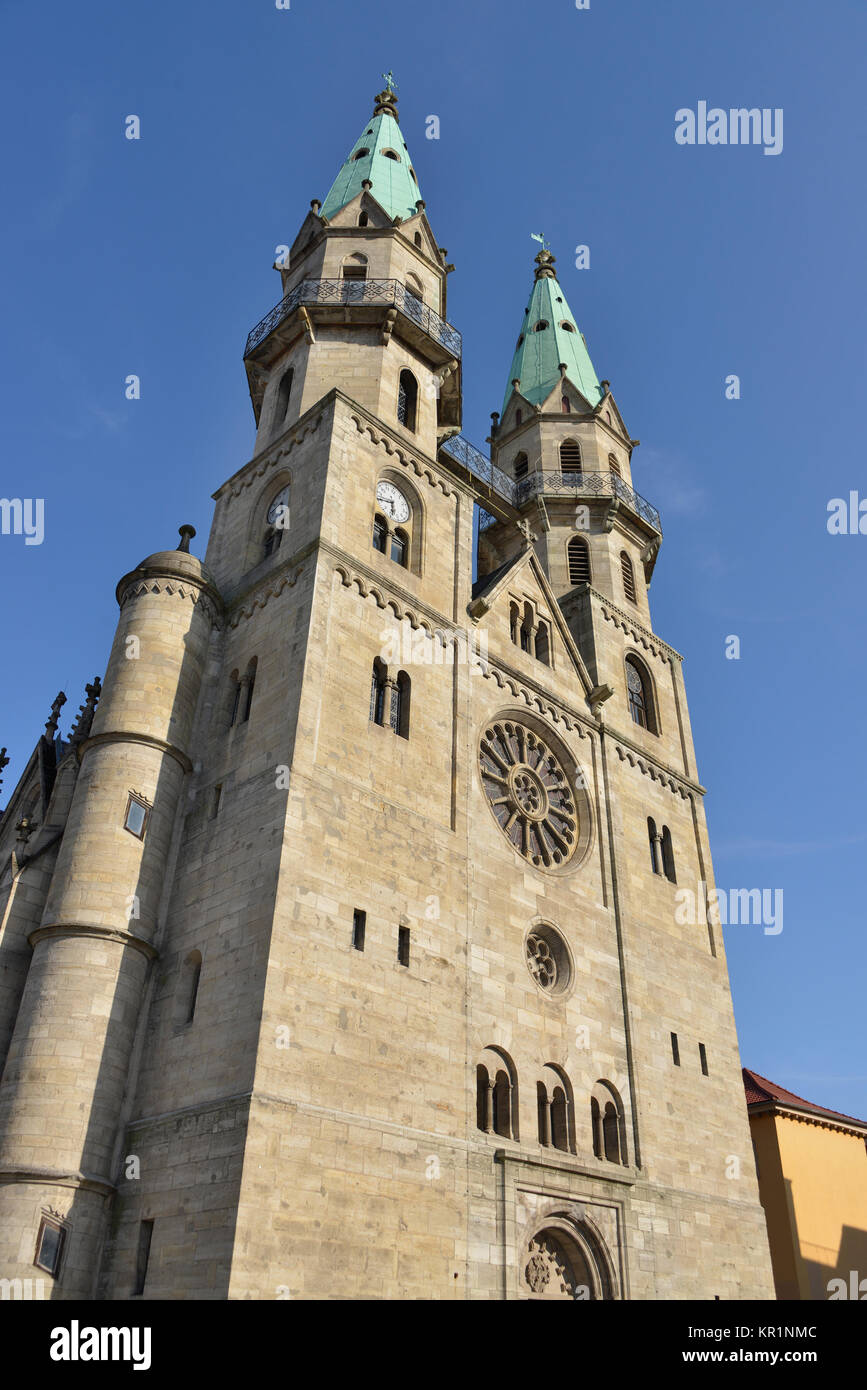 Die Marienkirche, Meiningen, Thüringen, Deutschland, Marienkirche, Thüringen, Deutschland Stockfoto