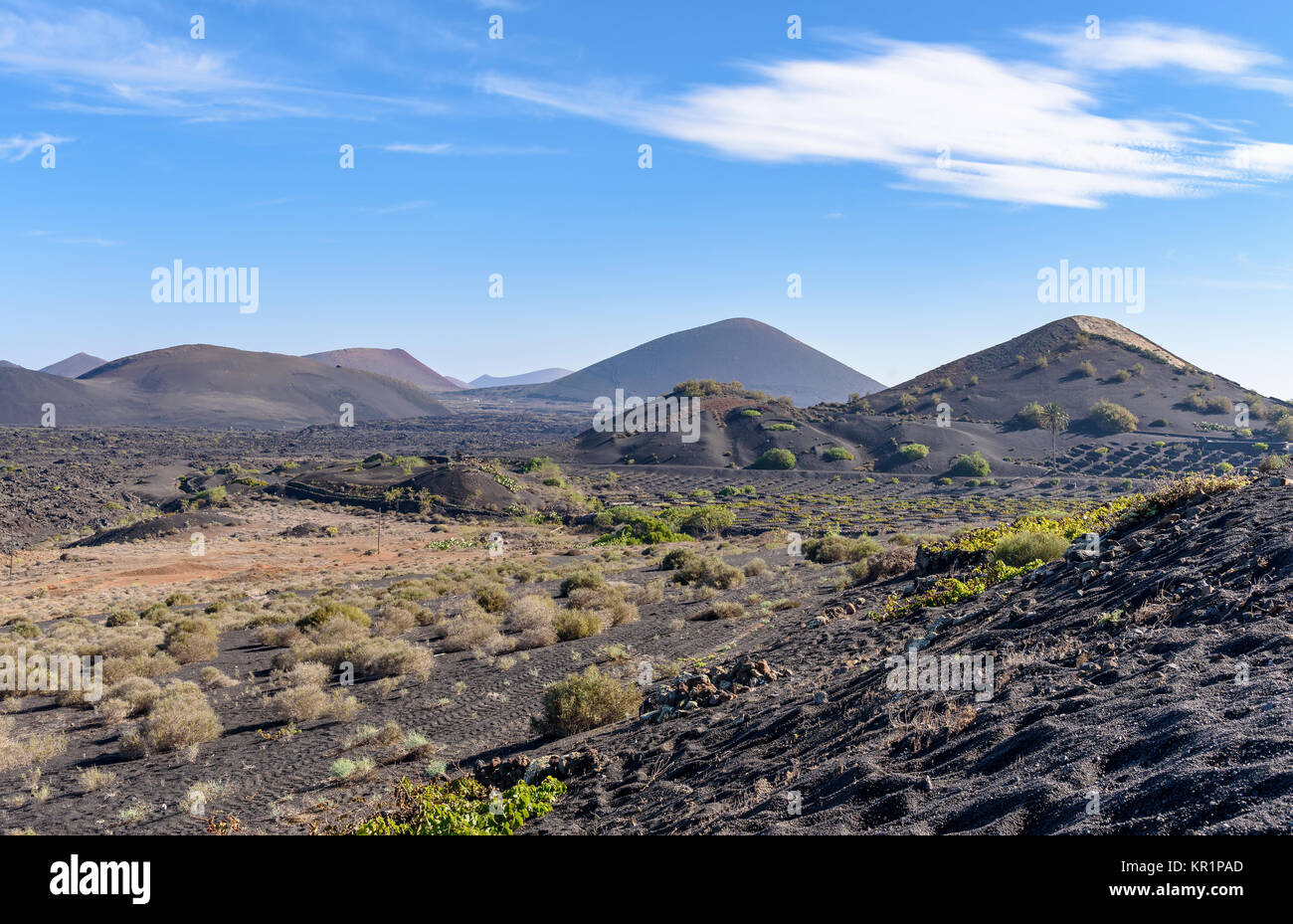 Insel Lanzarote, Kanarische Inseln, Spanien, vulkanischen Ursprungs und einem subtropischen - Wüste Klima Stockfoto