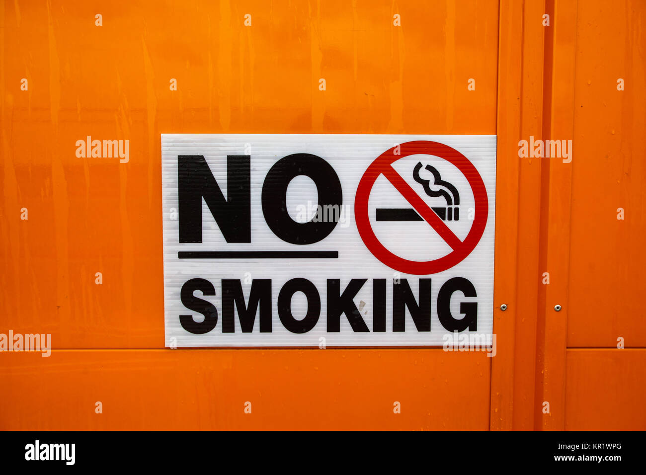 Kein Rauchen Zeichen Stockfoto