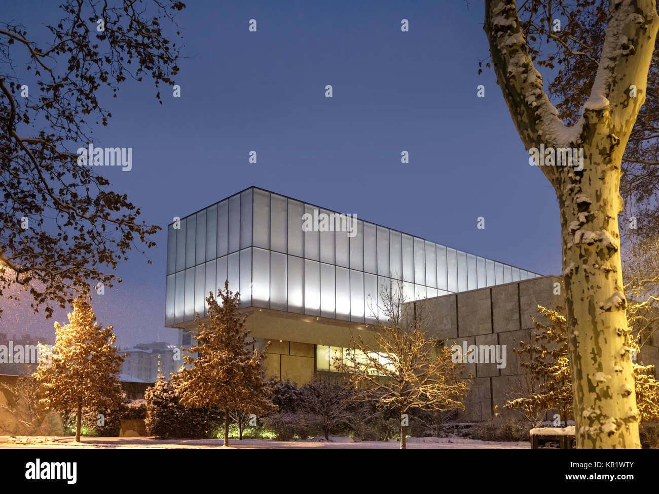 Die Barnes Foundation Art Museum Fassade, Philadelphia, Pennsylvania, USA Stockfoto