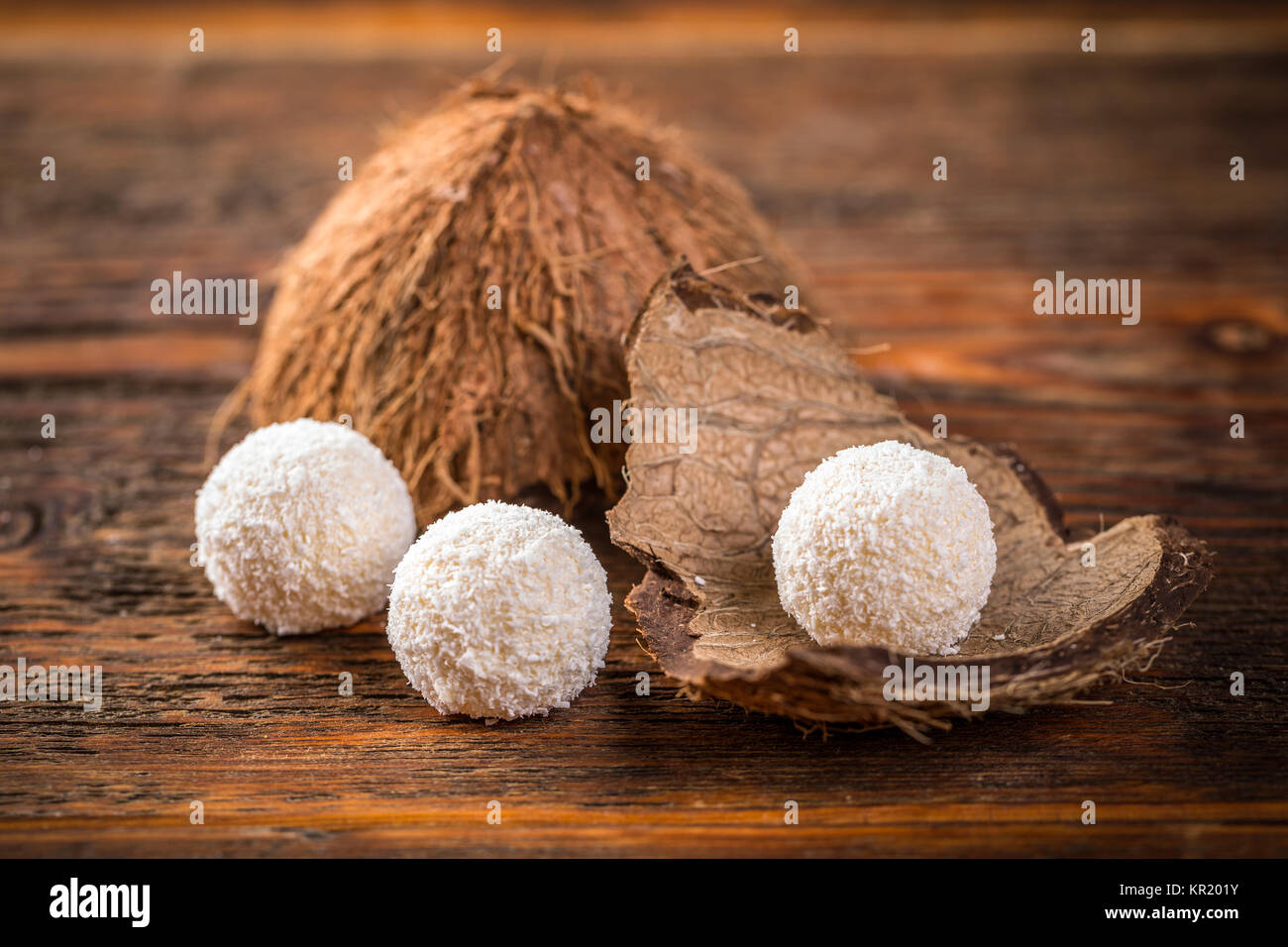 Schneeball-Trüffel Stockfoto