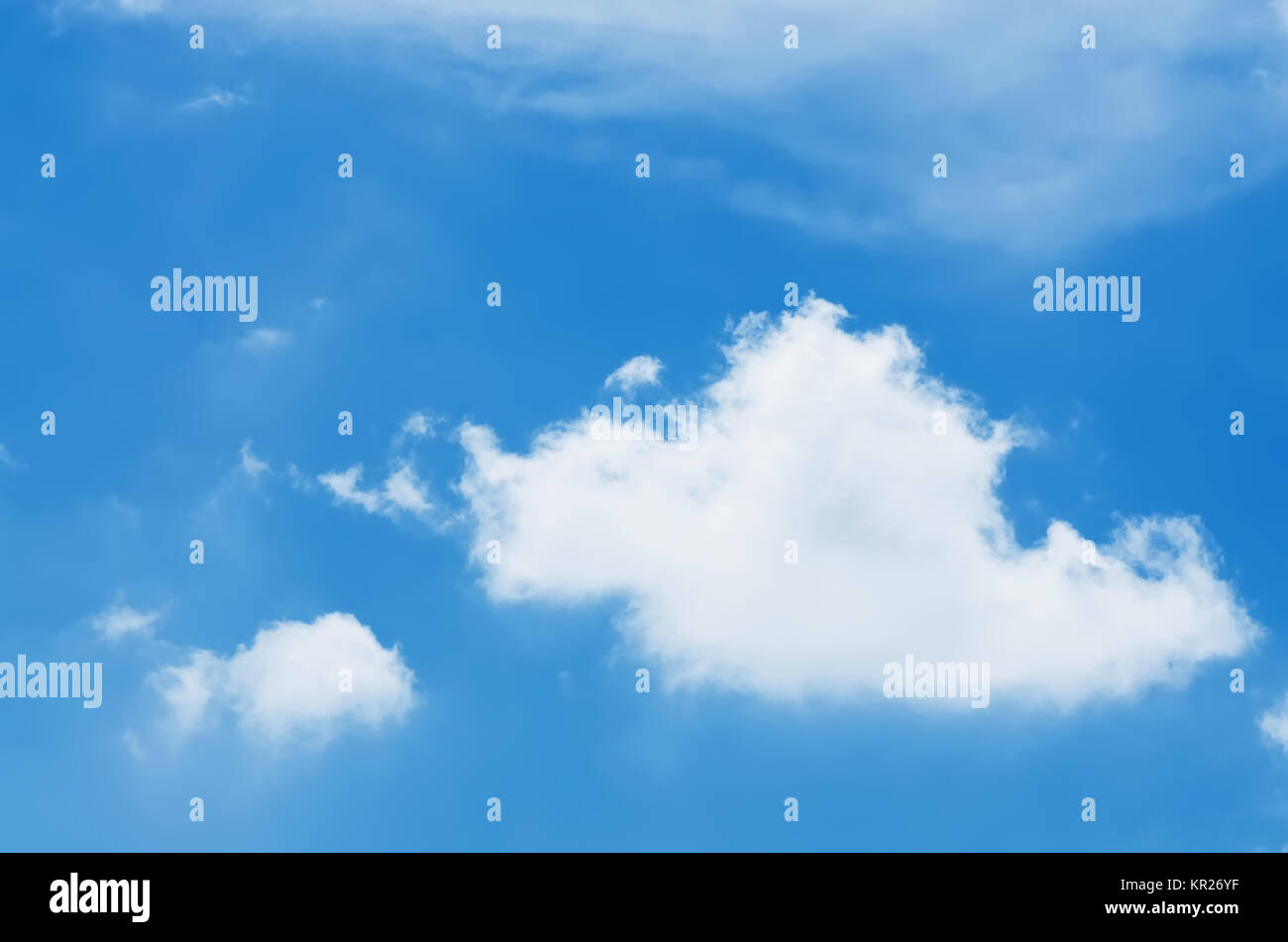 Wolken mit blauem Himmel Stockfoto