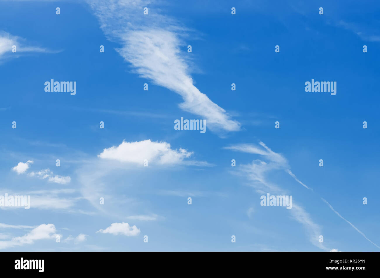 Wolken mit blauem Himmel Stockfoto