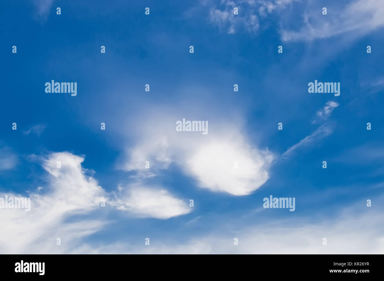 Wolken mit blauem Himmel Stockfoto