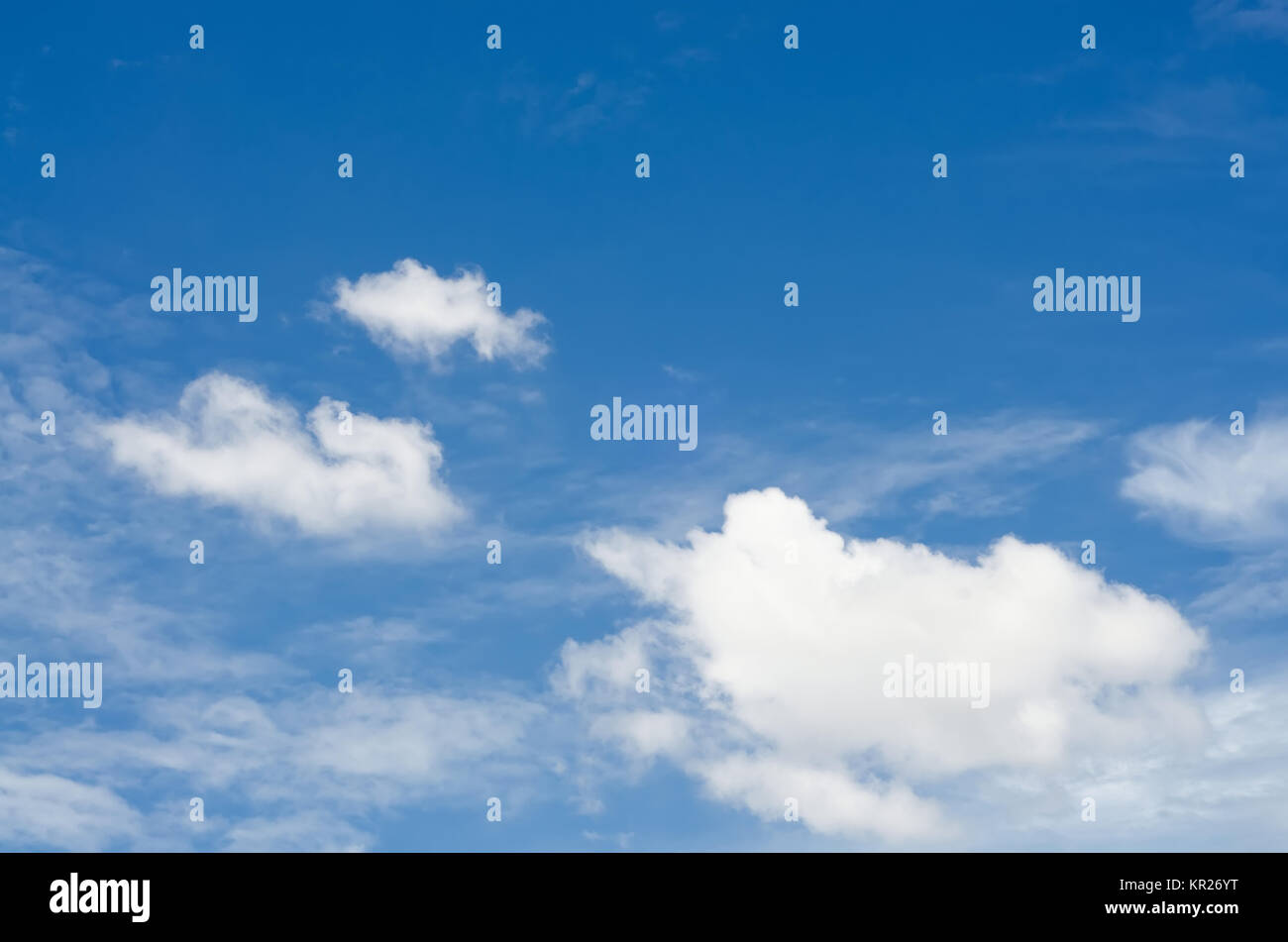 Wolken mit blauem Himmel Stockfoto