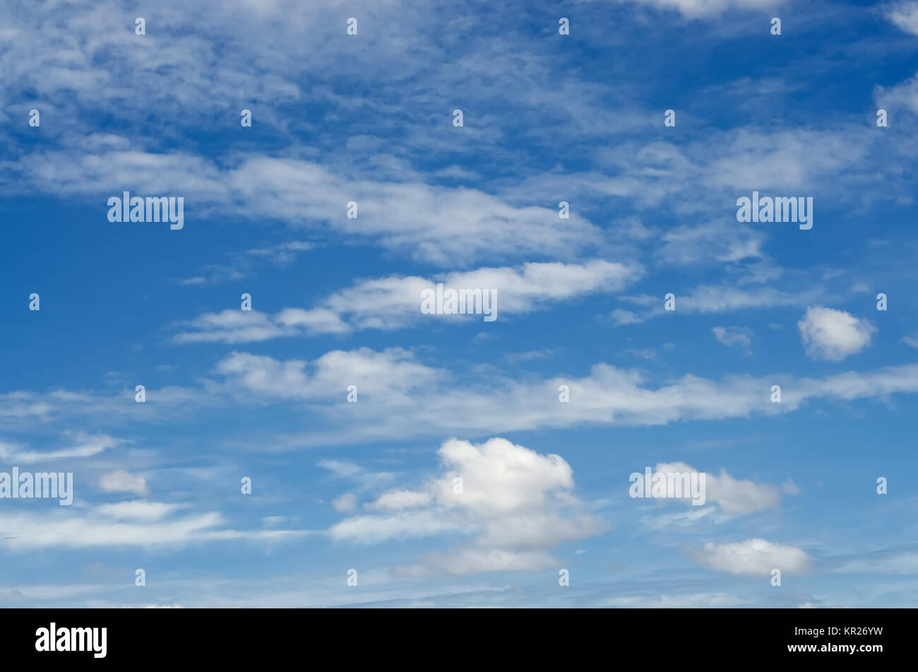 Wolken mit blauem Himmel Stockfoto