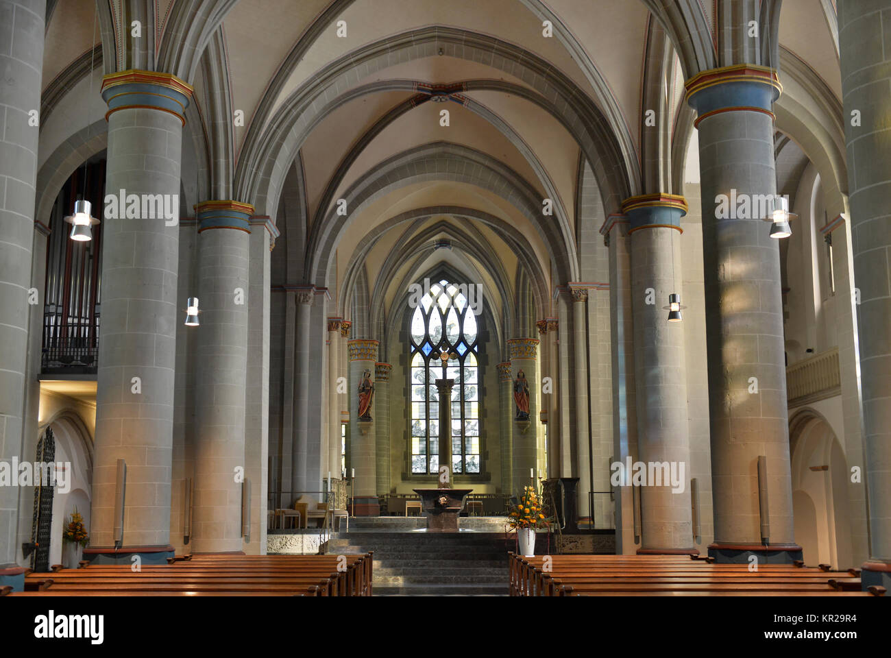 Kathedrale, Kettwiger Straße, Essen, Nordrhein-Westfalen, Deutschland, Dom, Kettwiger Straße, Essen, Nordrhein-Westfalen, Deutschland Stockfoto