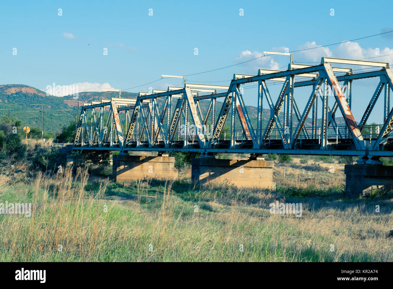 Eisenbahnbrücke Stockfoto