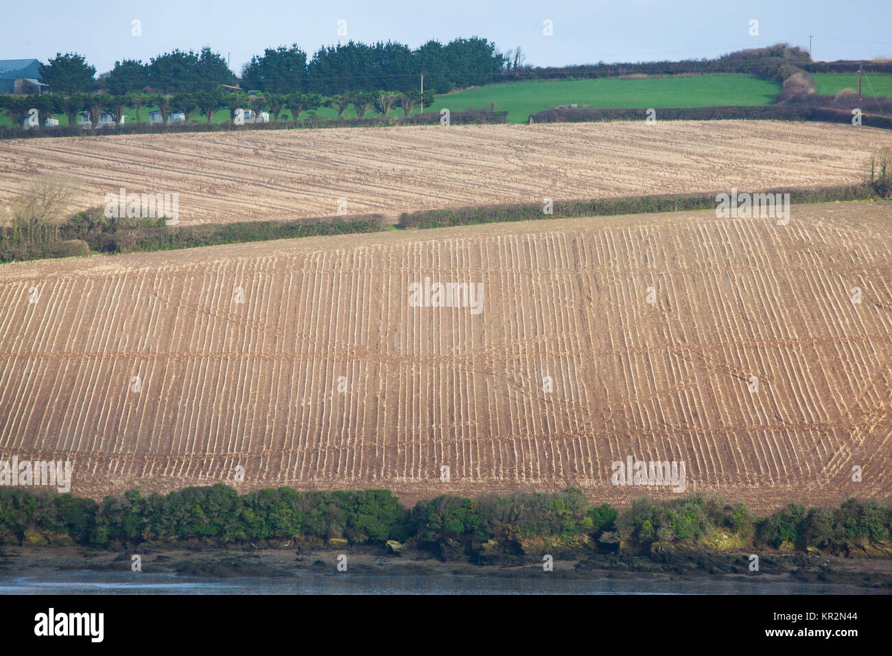 Kamel-Mündung, Cornwall Stockfoto