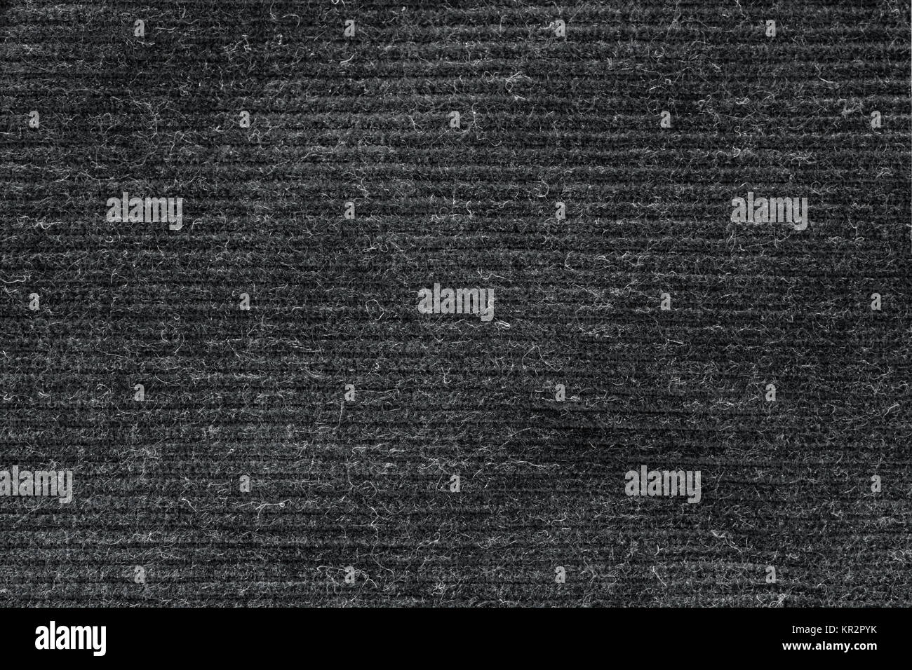 Schwarz gewaschen Teppich Textur, Leinwand weiße Textur Hintergrund. Stockfoto