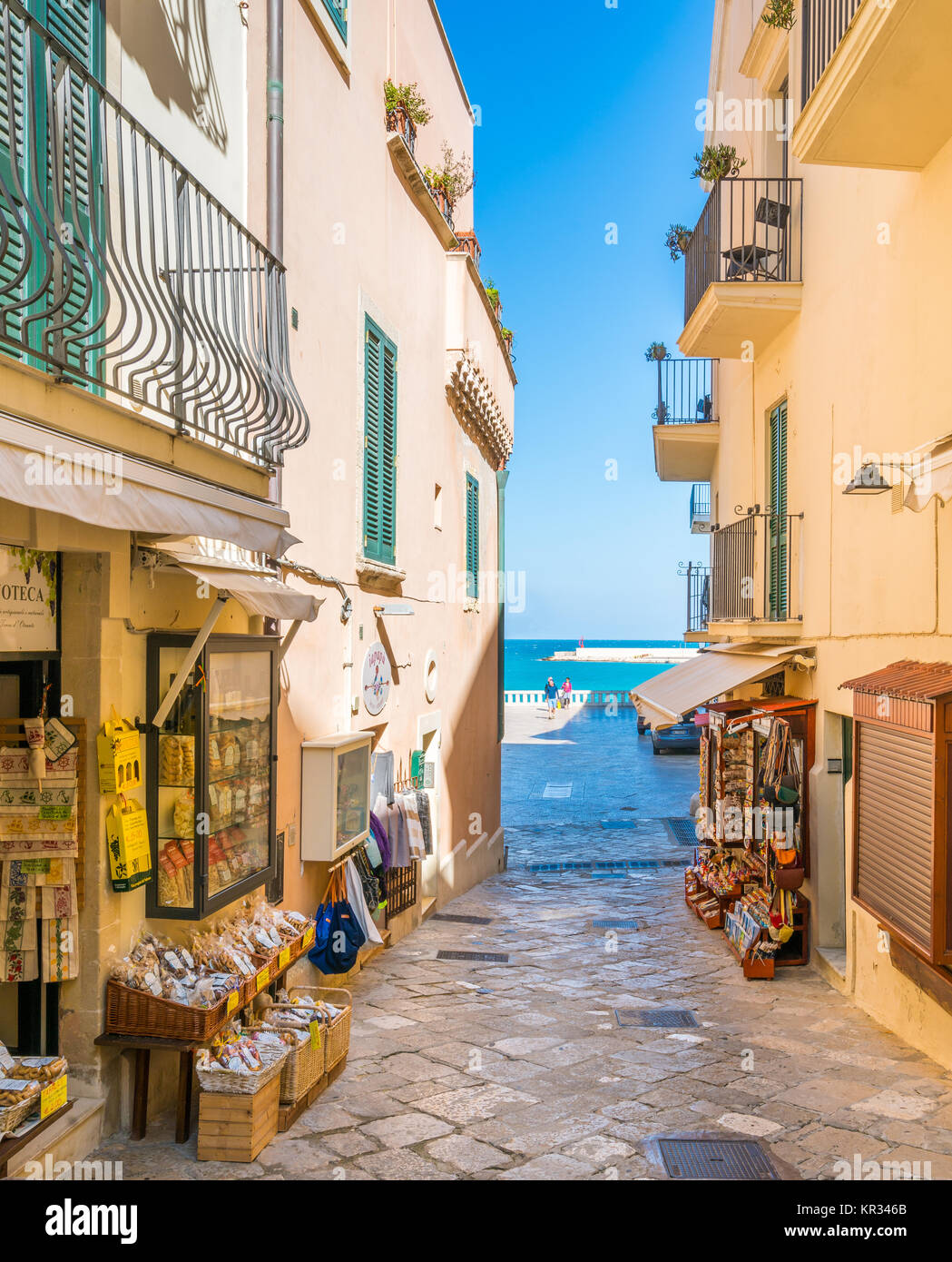 Otranto, Provinz Lecce auf der Halbinsel Salento, Apulien, Italien. Stockfoto